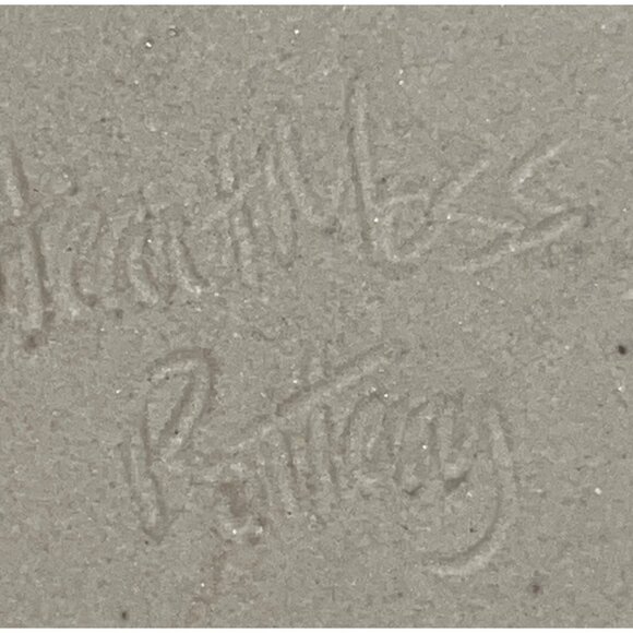 Star Pottery Ornament Ceramic Boho Rustic Earthy Unique Gift Signed Heartless 4" - Picture 3 of 7